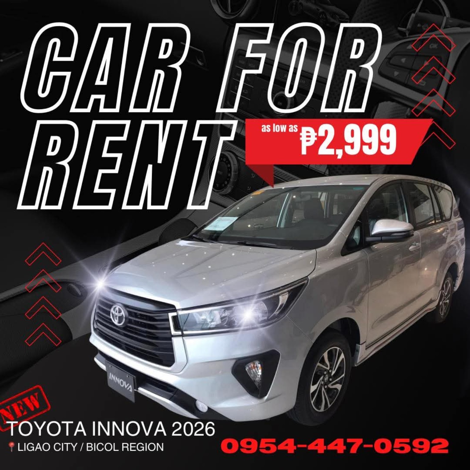 Toyota Innova 2026 rental car